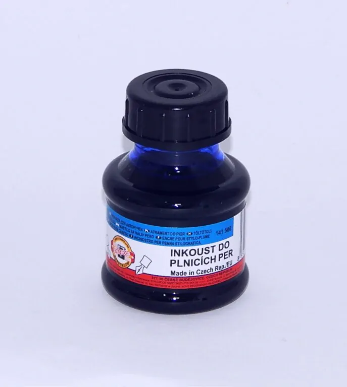 KOH-I-NOOR INKOUST DO PLNÍCÍCH 50ML MODRÝ