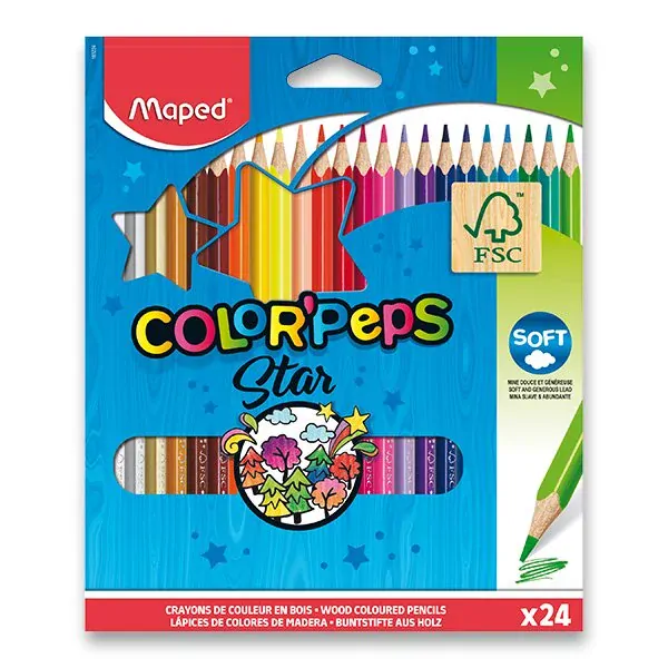 PASTELKY MAPED 24KS