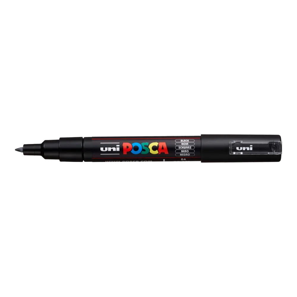 POSCA POPISOVAČ PC-1M 0.7MM ČERNÁ