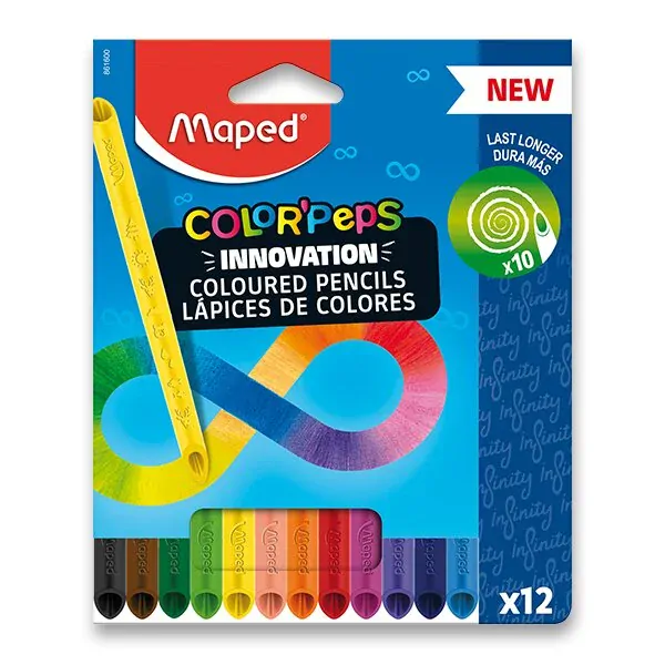 BEZDŘEVÉ PASTELKY MAPED 12KS