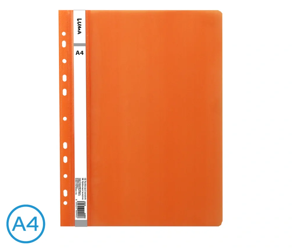 RYCHLOVAZAČ ZÁVĚSNÝ A4 PP ORANŽOVÝ