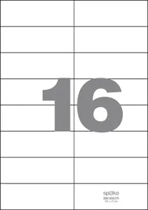 SAMOLEPÍCÍ ETIKETY 105X37 MM
