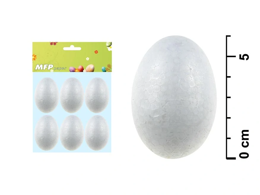 Vajíčko 6cm/6ks polystyren