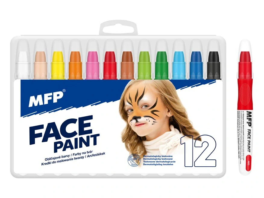 Barvy na obličej MFP 12ks set