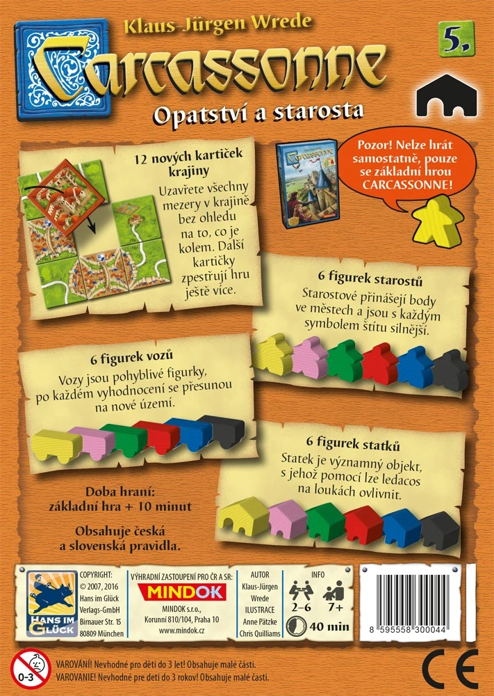 CARCASSONNE OPATSTVÍ A STAROSTA
