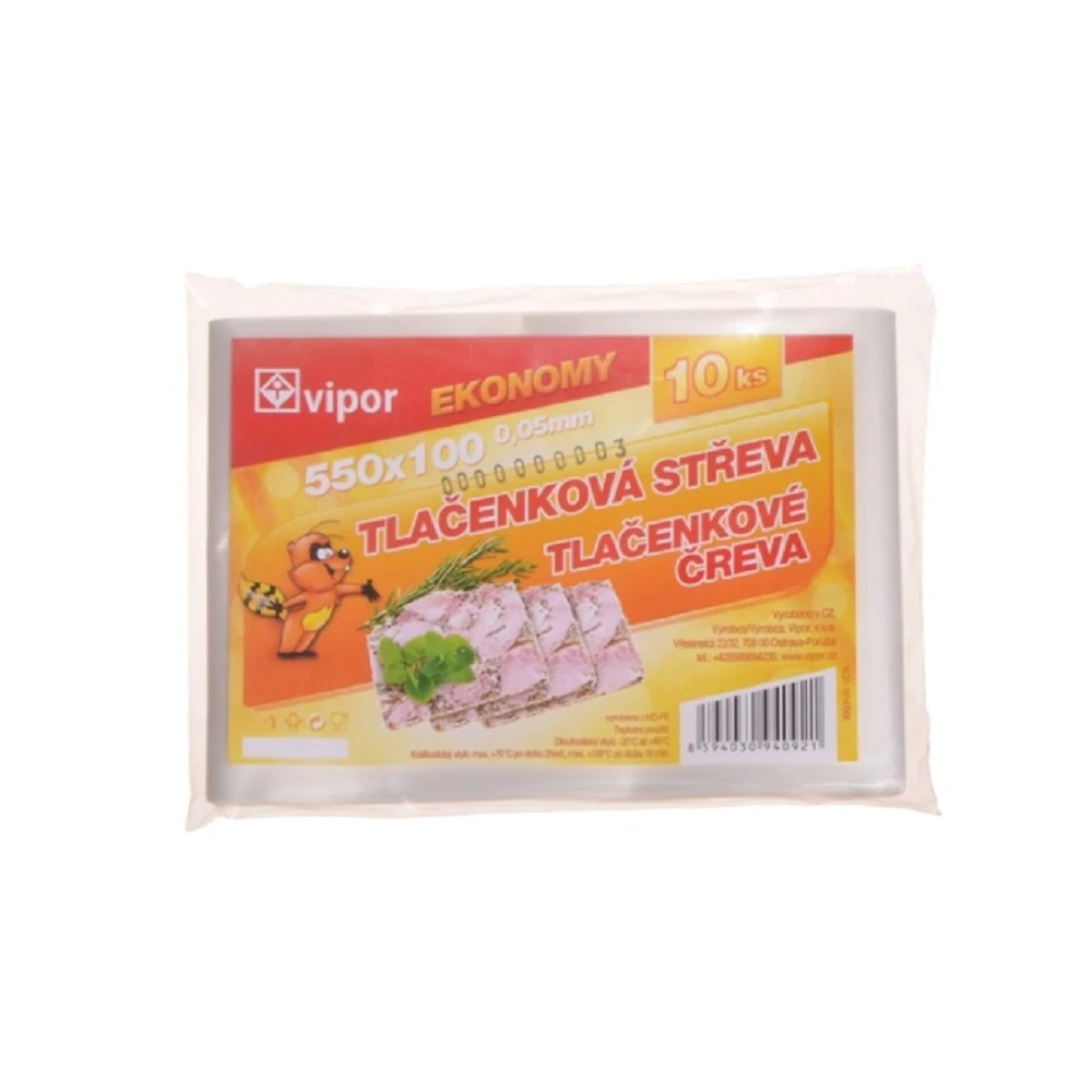 Tlačenková střeva 10x55/50mc 10kusů