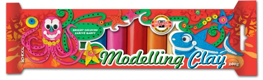 PLASTELÍNA KOH-I-NOOR 10 BAREV 200G