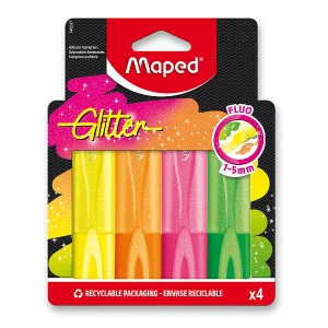 ZVÝRAZŇOVAČE SADA MAPED GLITTER