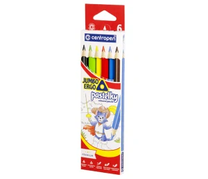Pastelky CENTROPEN  Jumbo Ergo 6 barev
