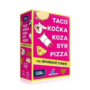 Taco,kočka,koza,sýr,pizza na odvrácené straně