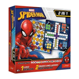 Soubor her 2v1 Člověče, nezlob se, Hadi a žebříky Spider-Man