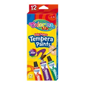 Colorino temperové barvy, tuba, 12 ml, 12 barev