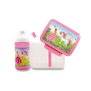 SET ZDRAVÁ LAHEV 0.5L A ZDRAVÁ SVÁČA PRINCEZNA A JEDNOROŽEC