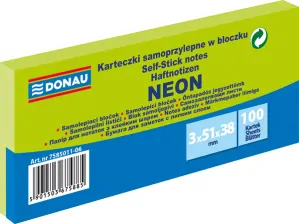 SAMOLEPÍCÍ BLOČEK 51X38 3X100 LISTŮ VÝBĚR BAREV