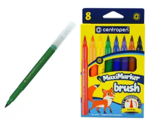 CENTROPEN MAXI MARKER BRUSH 8KS