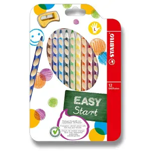 PASTELKY STABILO EASY START LEVÁK 12KS