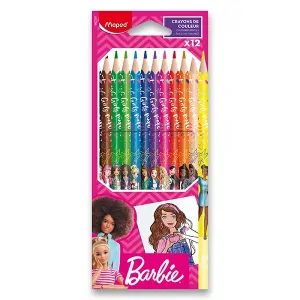 PASTELKY MAPED BARBIE 12KS