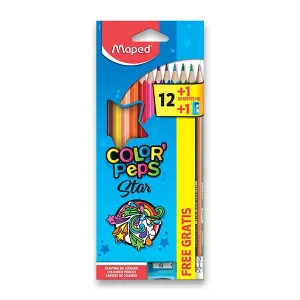 PASTELKY MAPED 12KS +OŘEZÁVÁTKO A TUŽKA