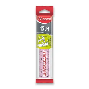 PRAVÍTKO MAPED STUDY UNBREAKABLE 15CM VÝBĚR BAREV