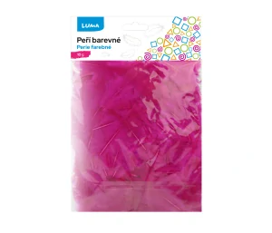 PEŘÍ BAREVNÉ 10G PURPUROVÉ