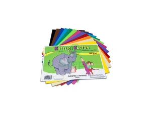 Kreslicí karton - mix 12 barev, A4, 180g (60 listů)