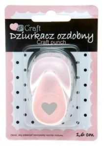 Dekorační děrovačka 1,6cm SRDCE