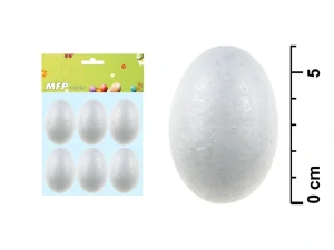 Vajíčko 6cm/6ks polystyren