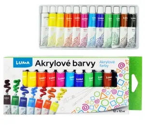 AKRYLOVÉ BARVY 12KS