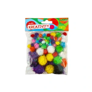 POM POM GLITTER MIX VELIKOSTÍ