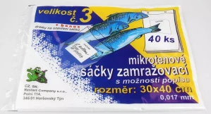 ZAMRAZOVACÍ SÁČKY Č.3 30X40 ČIRÉ