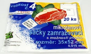 ZAMRAZOVACÍ SÁČKY Č.4 35X52 ČIRÉ