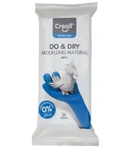 CREALL SAMOTVRDNOUCÍ MODELOVACÍ HMOTA DO&DRY HYPOALERGENNÍ, 1000 G,BÍLÁ